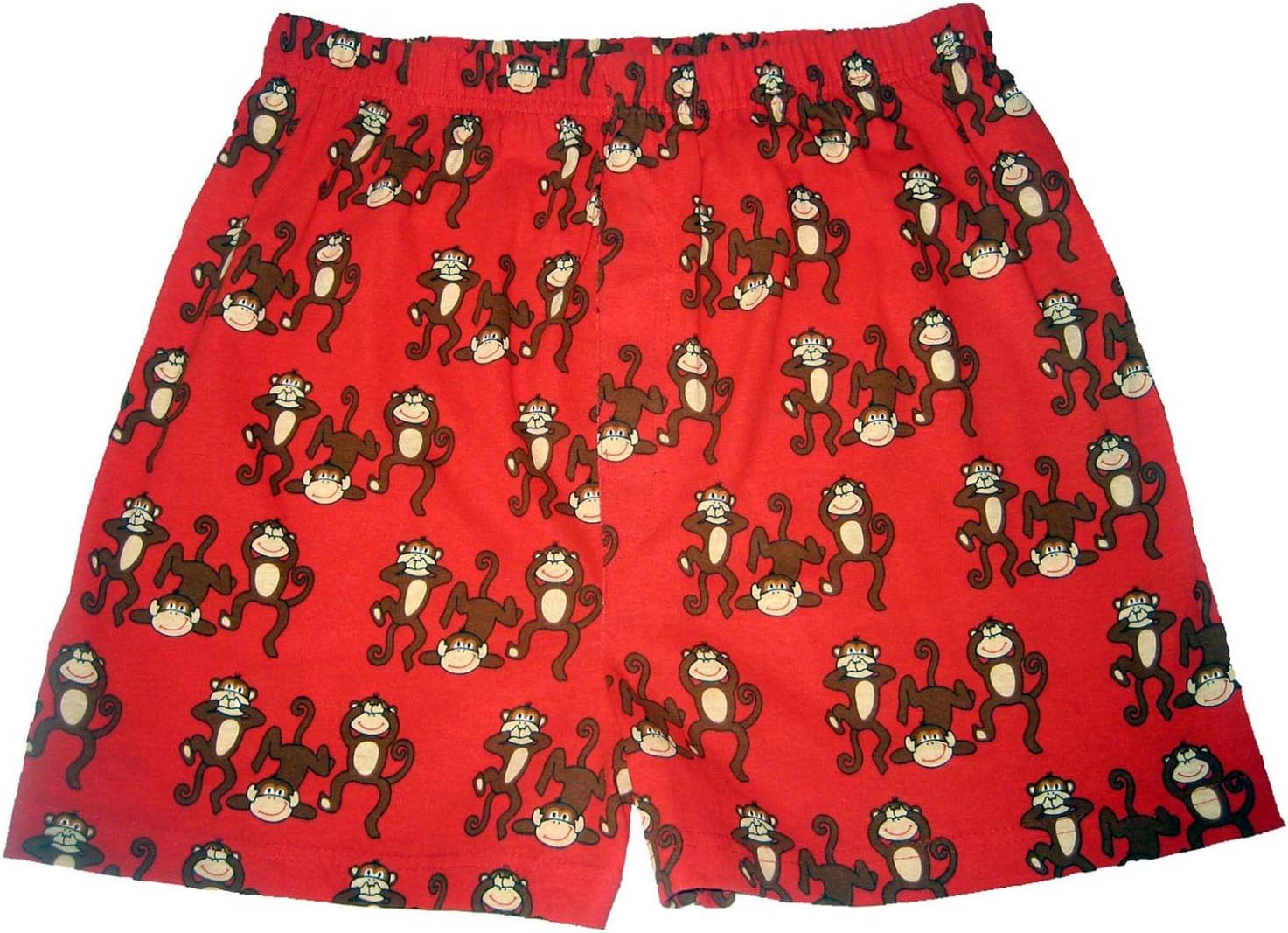 Monkey Boxer Shorts - Magic Boxers - Medium - Red