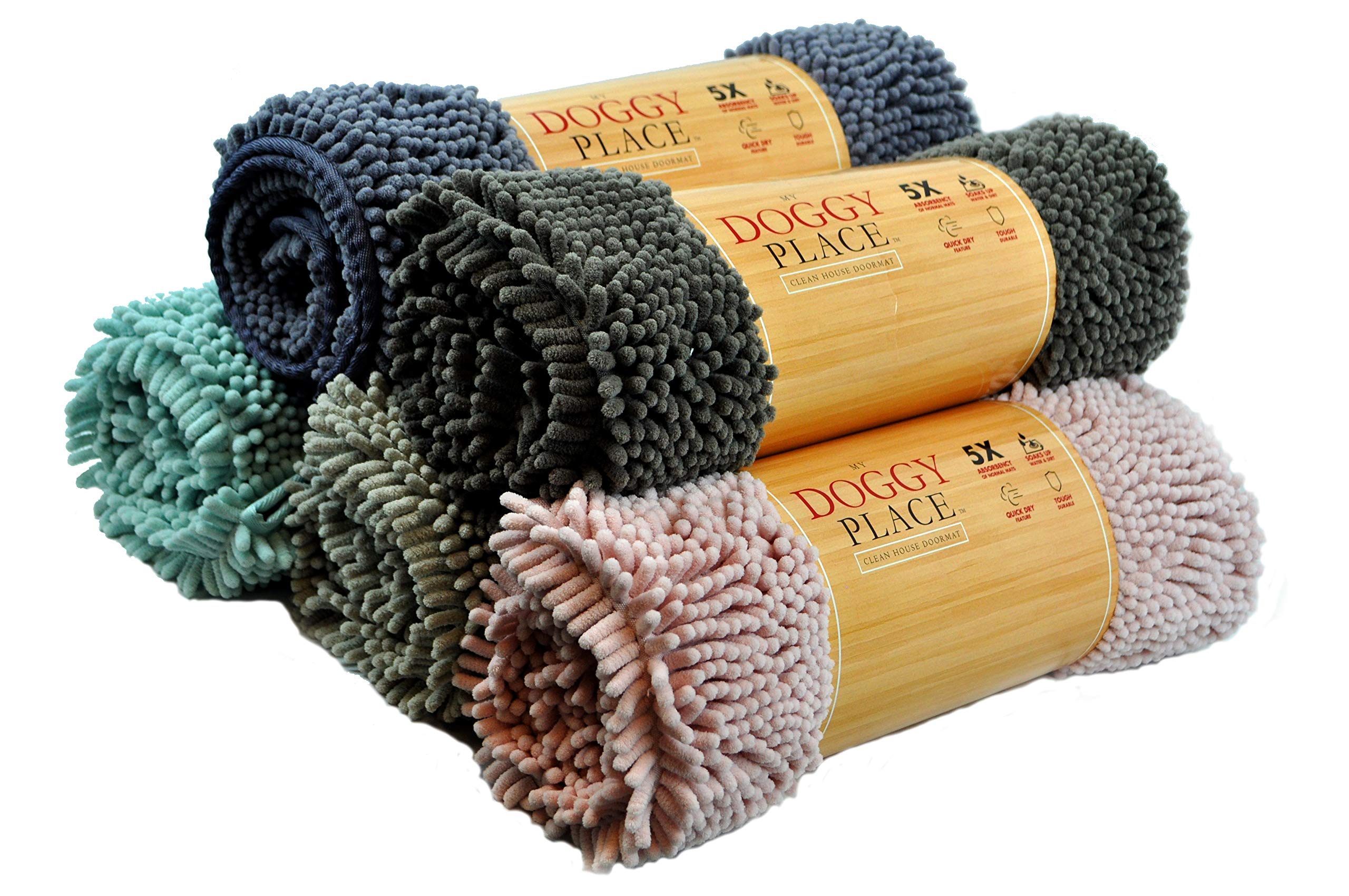 My Doggy PlaceMicrofiber Dog Mat for Muddy Paws, 36