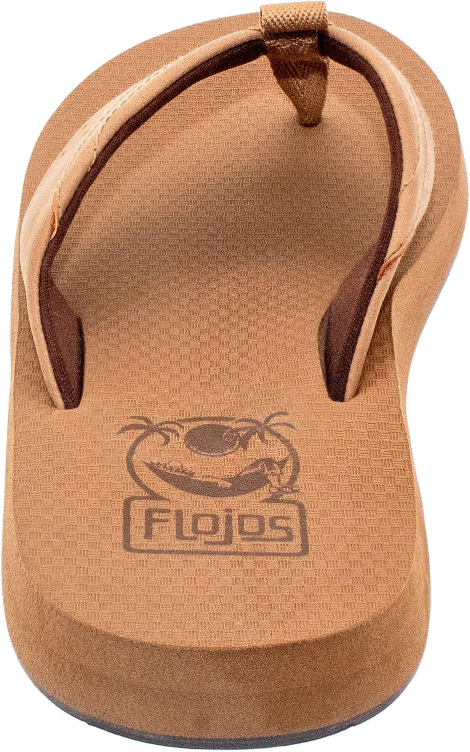 Flojos Tango Two Tone Strap W/Pull Tabs On Kush Comfort Bed, Brown/Tan - Image 4