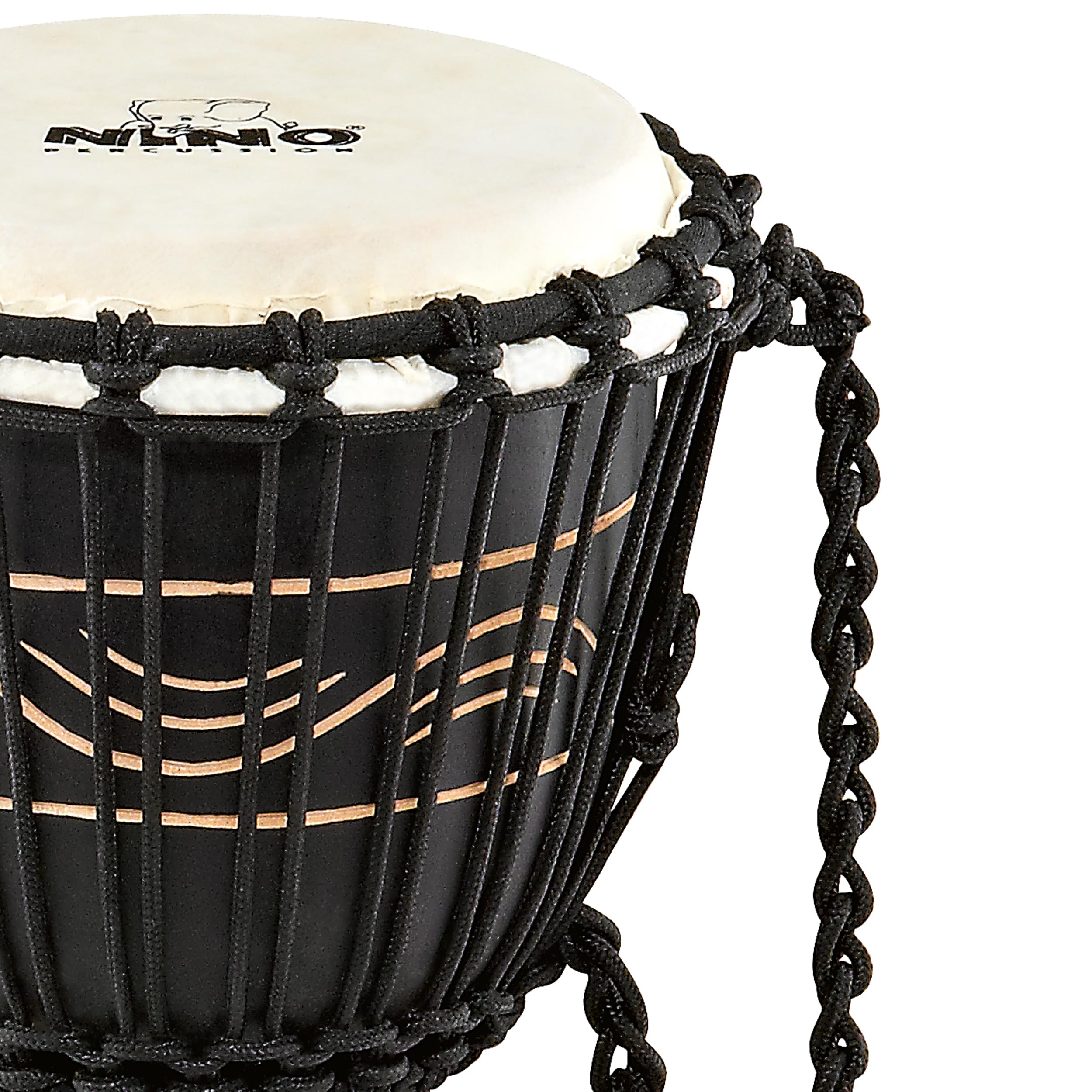 Nino Percussion NINO-ADJ4-XS - Djembe in legno, serie Moon Rhythm, accordato, misura XS