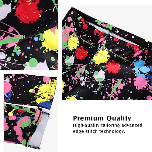 Miniatura 7 de CICOCI Traje de los años 80 y 90 para mujer, disfraz de los años 80 con accesorios de los años 80, calentador de piernas para fiesta retro