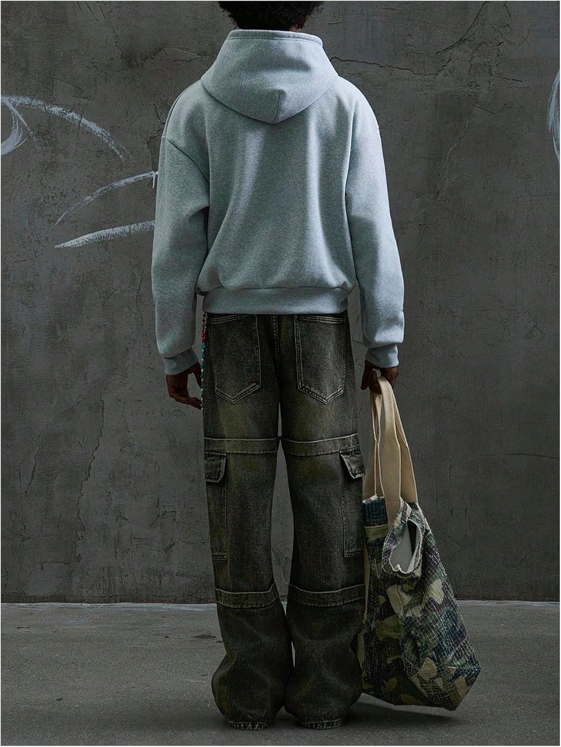 Men's Lip Graphic Hoodie Y2k Long Sleeve Hooded Sweatshirt Pullover Tops Streetwear - Image 2