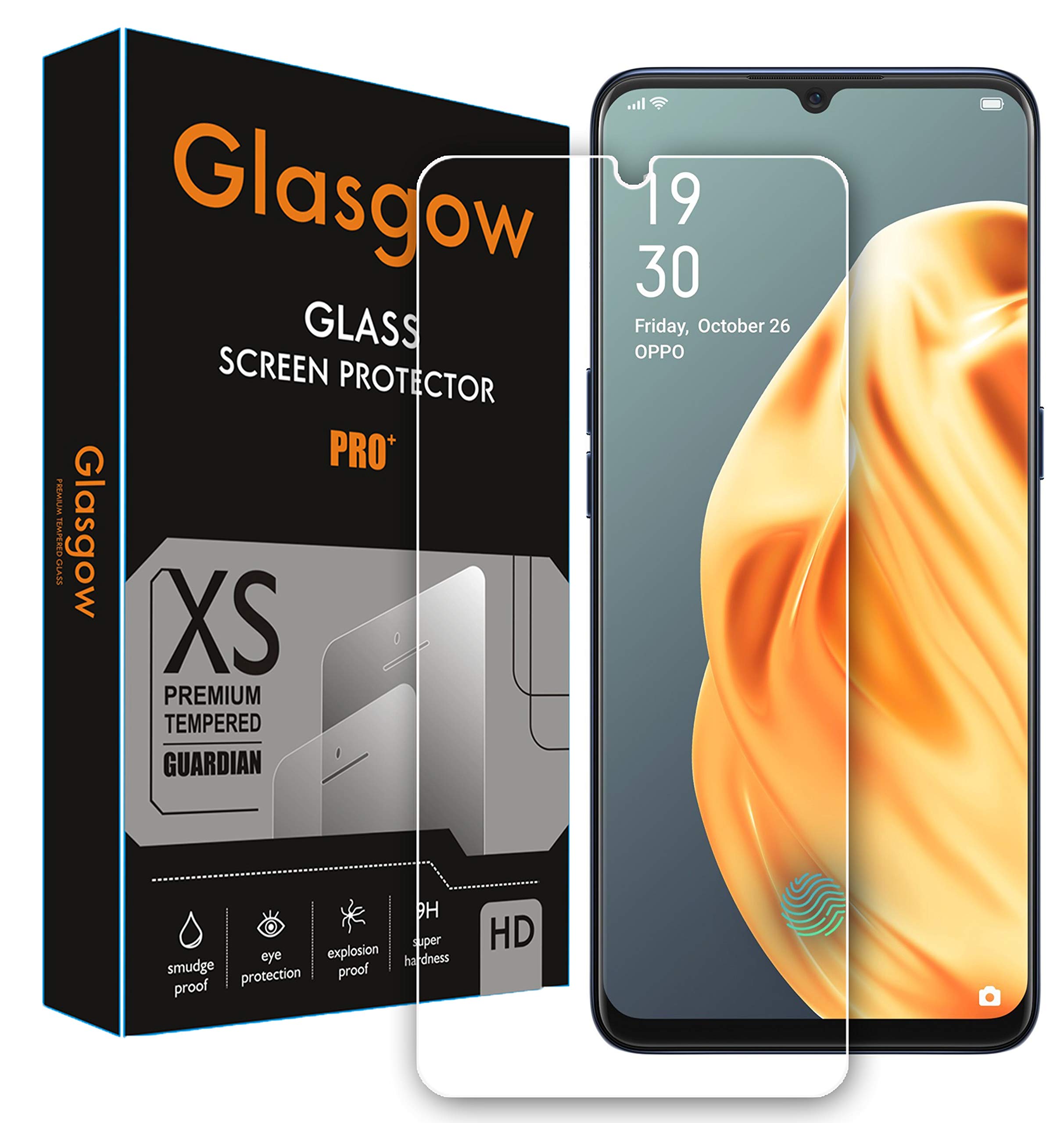 Glasgow Premium Tempered Glass Screen Protector for Vivo V25 5G [flexible] [Gorilla] Bubble Free Installation [Screatch proof] [Guard] (B0BGBCM53W) Amazon Price History, Amazon Price Tracker