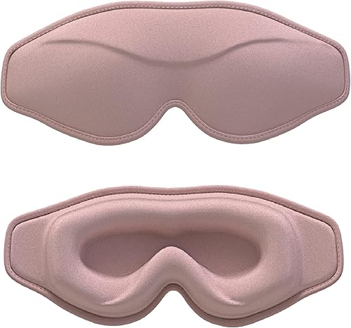 Máscara de ojos para dormir para hombres y mujeres, máscara de dormir contorneada 3D, suave y cómoda, cubierta para ojos para vuelo, viajes, yoga y