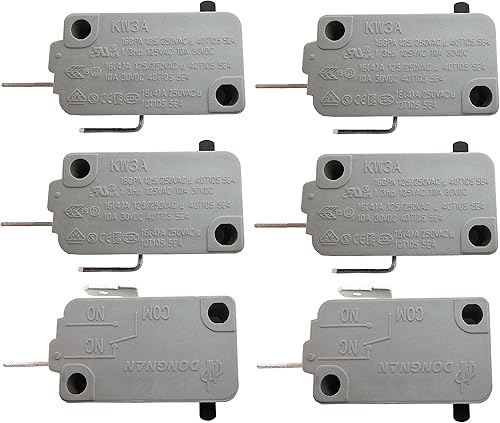 KW3A Interruptor de puerta de horno microondas 16A 125250V Interloc de puerta 4 normalmente abiertos y 2 normalmente cerrados disponible en Yaxa Colombia