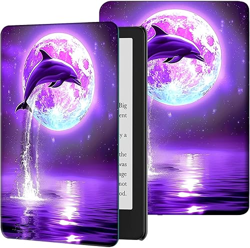 Vista 18 de Funda para Kindle Paperwhite de 7" (12ª generación, 2024) y Kindle Colorsoft Signature Edition, delgada, ligera, de piel sintética, ajustable, Smart