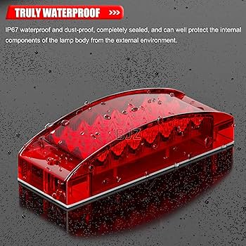 Amazon.com: BJZ Trailer Marker LED Lights Red 21LED Side