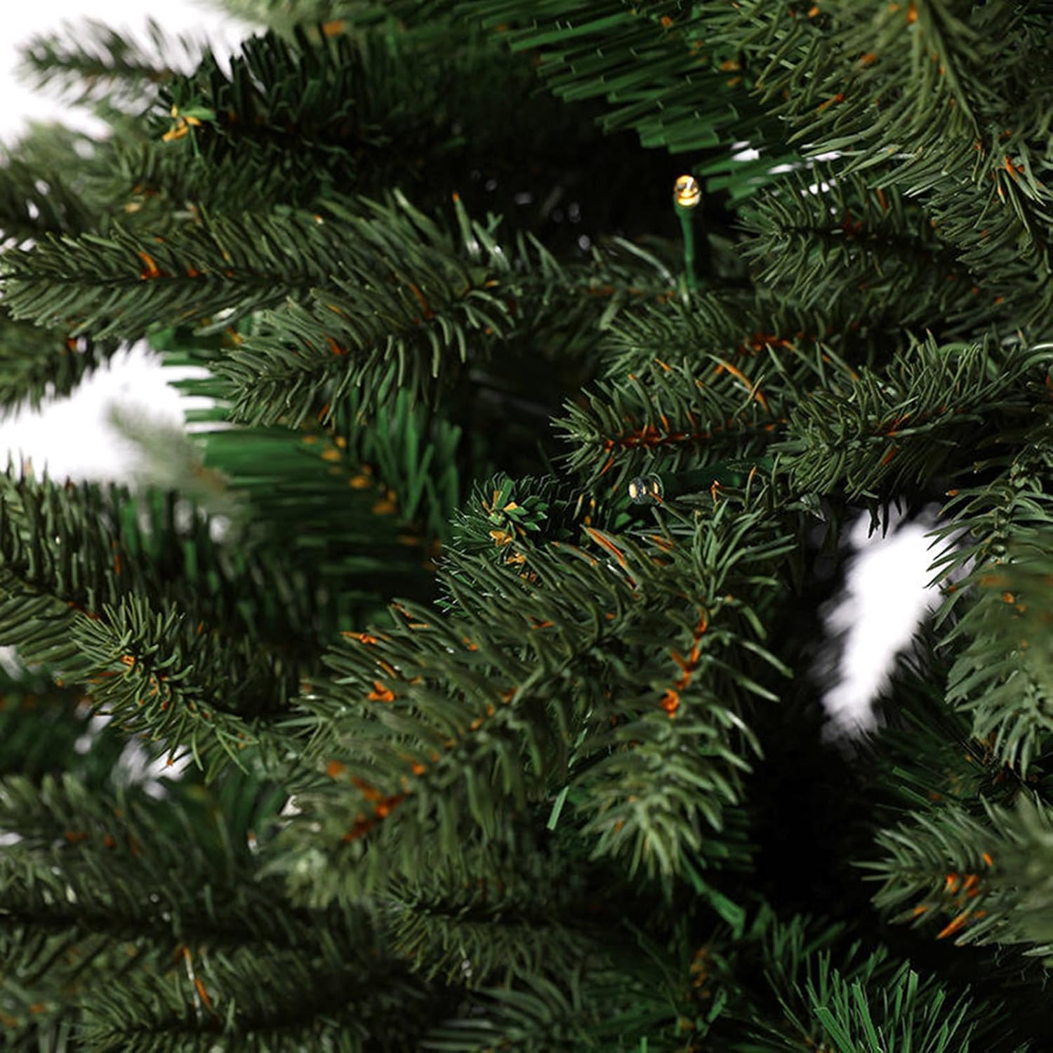 Artificial Christmas Tree Upgrade with Xmas Tree (All Ornaments on The Tree Included) Christmas Tree Stand Metal Hinges & Foldable Base, for Home, Office, Party