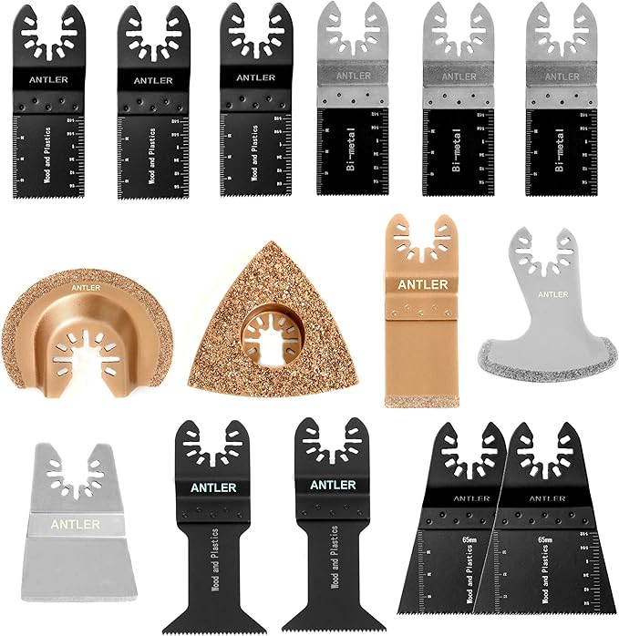 Antler QAB15CBB 15 Blade Combo B Compatible with Dewalt Stanley Worx