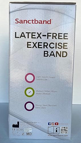 Miniatura 2 de Bandas de resistencia sin látex (nivel de pino 2) 30 unidades dispensadoras de 5 pies/4.9 ft banda elástica de látex profesional para ejercicios de