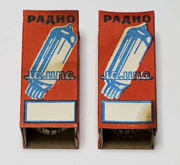 Set of 2 unopened items in a box Improved sound quality, Made in Russia, replaces 6J1, 6K4 6-E 6J3P-E