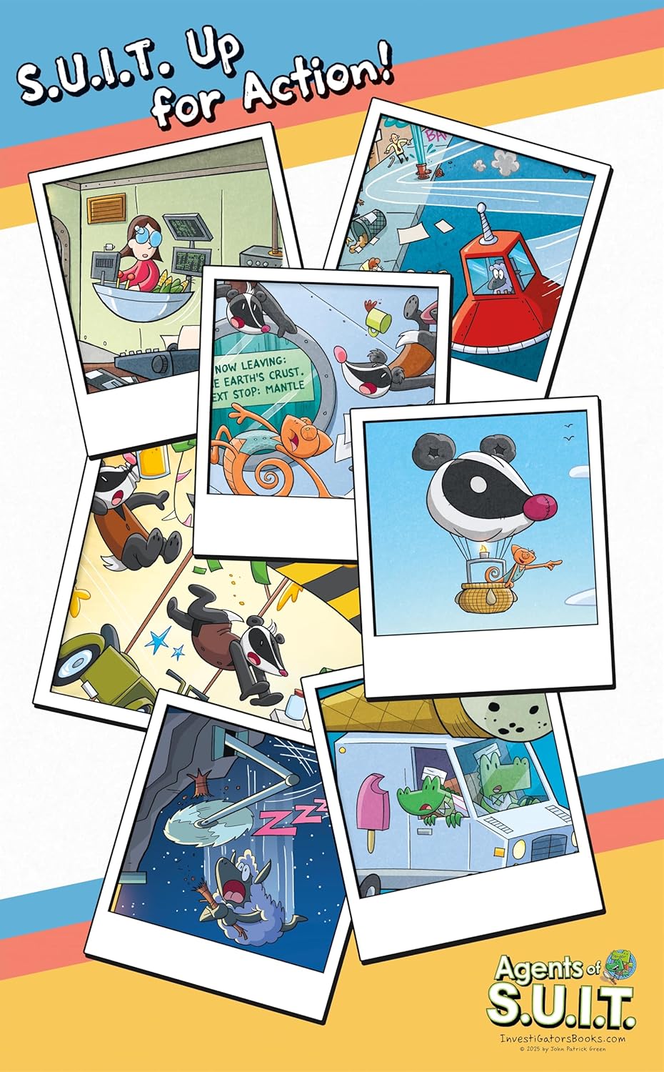 InvestiGators: Agents of S.U.I.T. Boxed Set Briefcase: Agents of S.U.I.T., From Badger to Worse, and Wild Ghost Chase