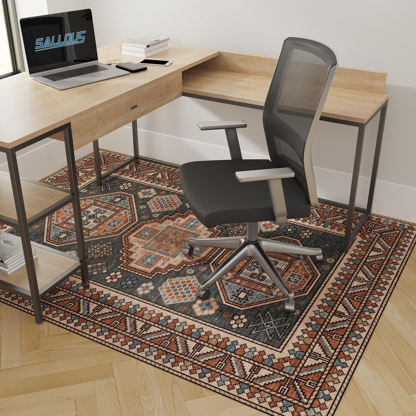 SALLOUS Chair Mat for Hard Floors 60 x 75 Office Chair Mat for Hardwood Floor 0 16 Thicker