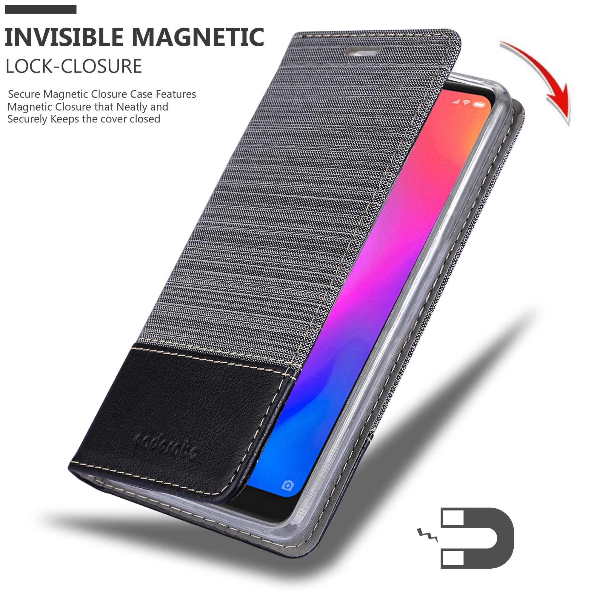 Cadorabo Custodia Per Xiaomi Redmi Note 14 5G Book Cover  Xiaomi Redmi Note 14 5g Book Cover Xiaomi Redmi Note 14 5g Cover Smartphone 57539101