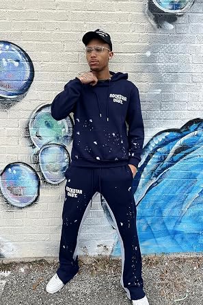 ROCKSTAR ORIGINAL Men's Raffer Hoodie Flare Track Set