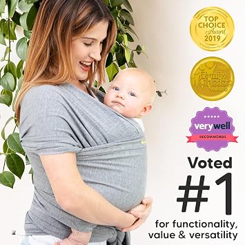 KeaBabies Diaper Bag Backpack and Baby Wrap Carrier - Waterproof Multi Function Baby Travel Bags -All in 1 Original Breathable Baby Sling, Lightweight,Hands Free Baby Carrier Sling, Baby Carrier Wrap