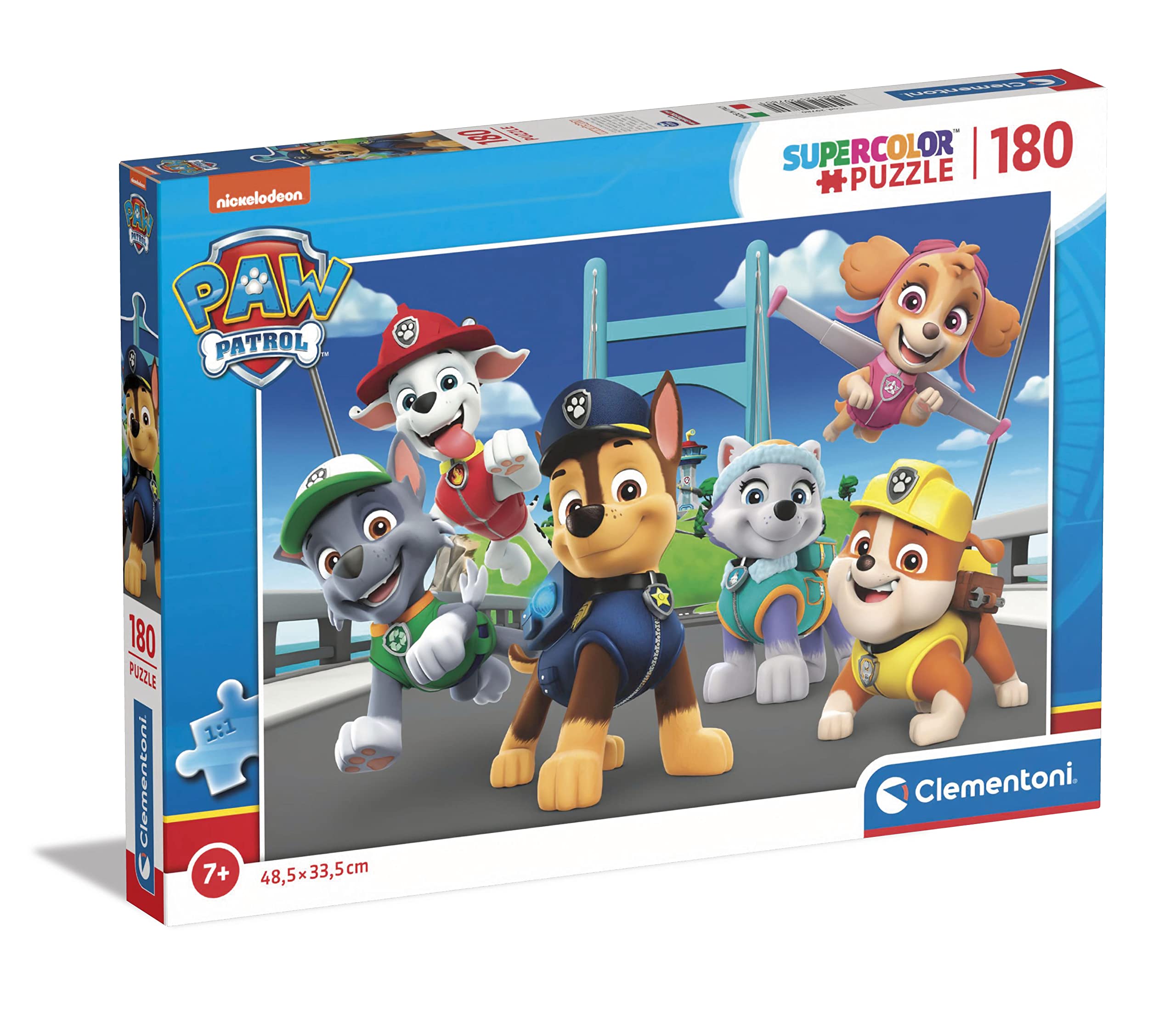 CLEMENTONI 180 el. Super kolor Paw patrol 29780 [PUZZLE]