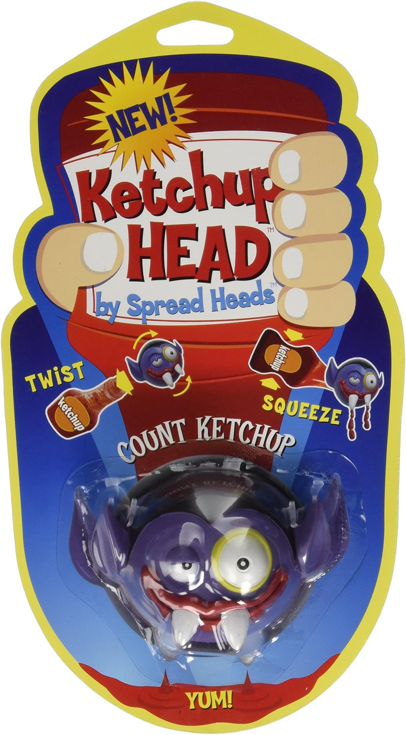Count Ketchup Spread Heads-Tomato Sauce Bottle Top
