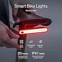 Vista 2 de UNIT 1 Smart Light Wireless LED Turn Signals & Brake Light USB-C Rechargeable Magnetic Mount Nav Remote Compatible App-Controlled