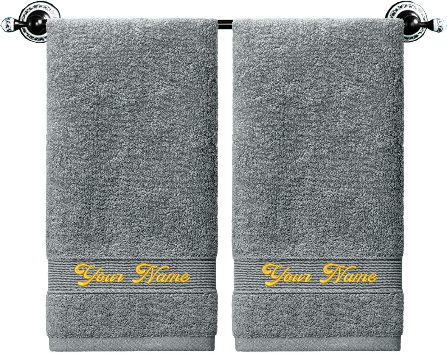 Personalized Monogrammed Hand Towel Set Luxury Kuwait Ubuy