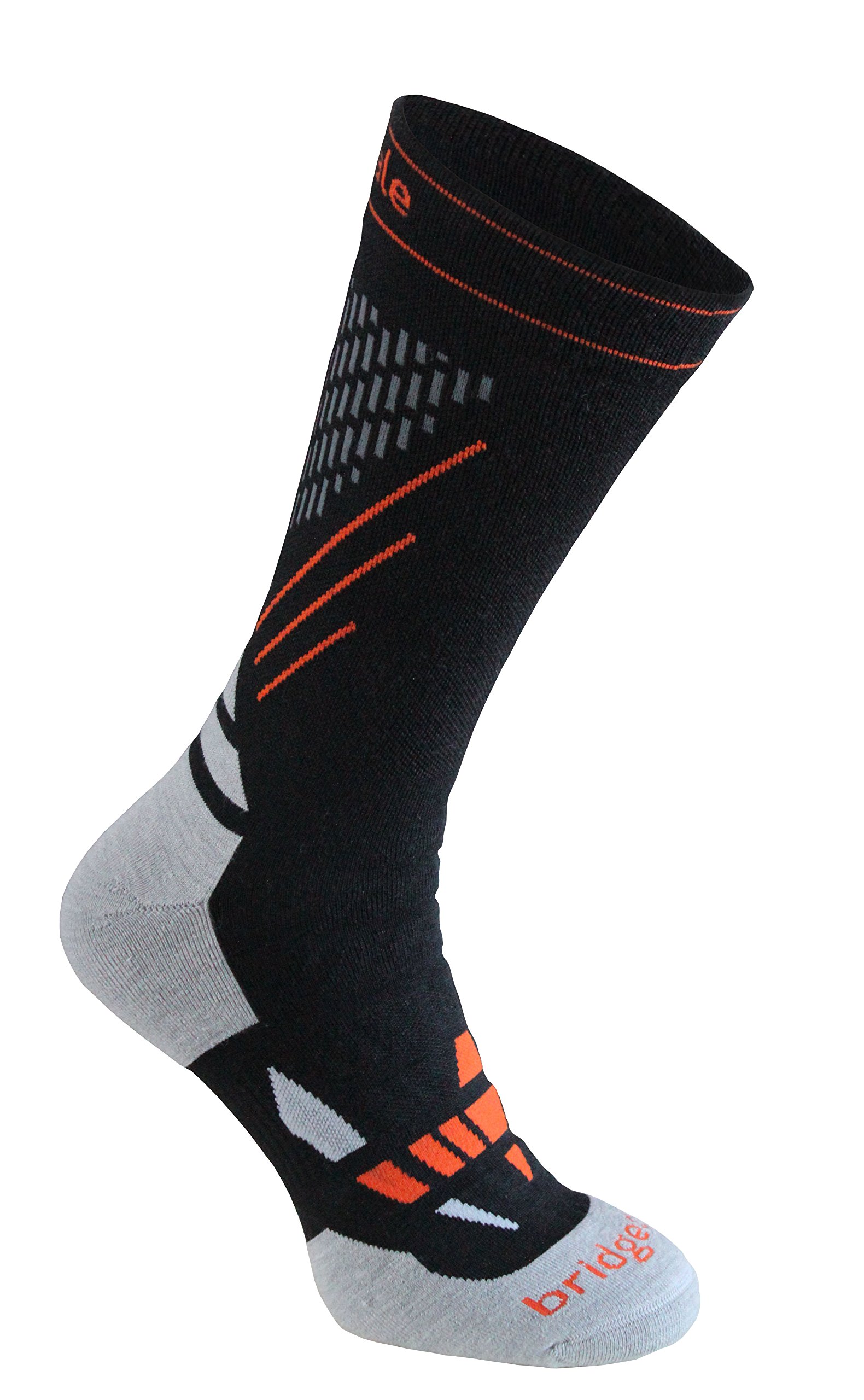 Bridgedale Men's Nordic Race - Merino Endurance Socks, Black/Stone, X-Large