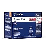 Trace Minerals Power Pak Multivitamin and Multimineral Packets - Electrolyte Support - 1200 mg Vitamin C plus 70+ Trace Minerals - Raspberry Flavor - 30 Packets