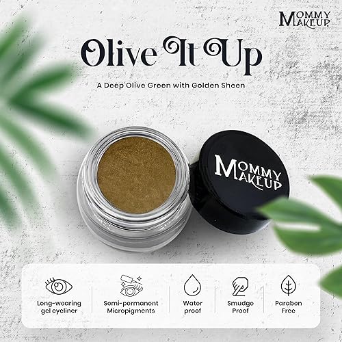 Miniatura 9 de Mommy Makeup Delineador de ojos de gel impermeable con micropigmentos semipermanentes, a prueba de manchas, de larga duración, sin parabenos, ángel