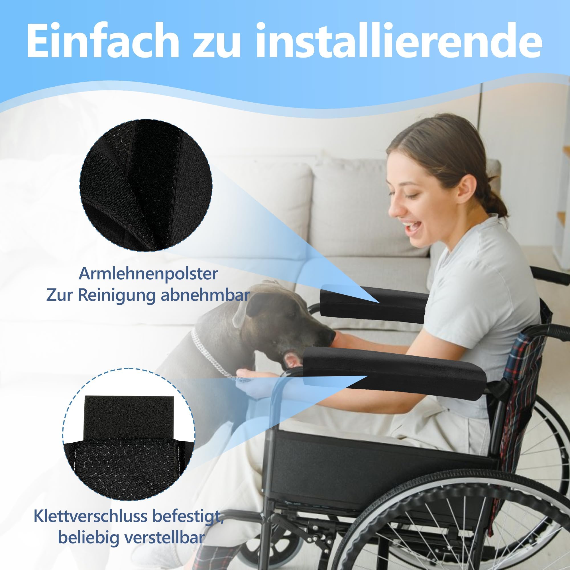 SPRING SEAON Ergonomische Armlehnen Kissen für Stuhl – Weiche Plüsch Armauflagen für Büro- und Gamingstuhl – Komfortable Stuhl Armlehnenpolster gegen Ermüdung