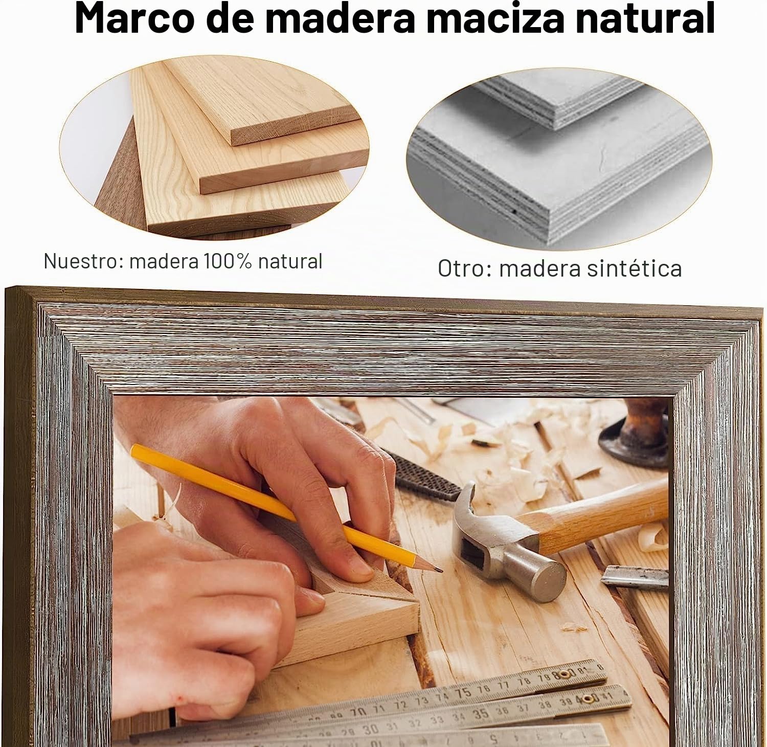 KODAK Marco de Fotos Digital 10 Pulgadas WiFi Clásico de Madera Marcos Digitales, 1280x800 IPS Pantalla Táctil, Marco de Imagen Electrónico con 32GB Memoria, Comparta Fotos o Videos a través de la App
