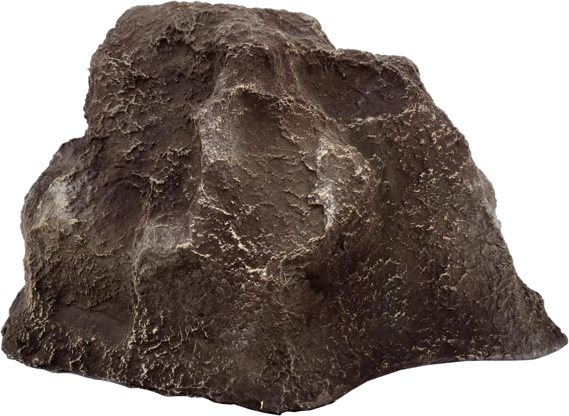 Forever Bamboo Artificial Rock Faux Rock Pump Cover Hollow Landscape Decoration Artificial Rock Cover Fiberglass Painted Mock Rock Small River Brown 9 in H x 13 in W x 16 in L,Wen-ROC-RB1