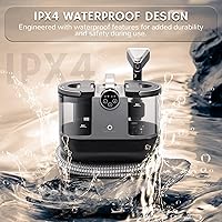 Vista 7 de Airthereal S1 Máquina Limpiadora de Alfombras, Limpiador de Manchas de Tapicería Portátil de Calentamiento Instantáneo, Máquina Champurreadora