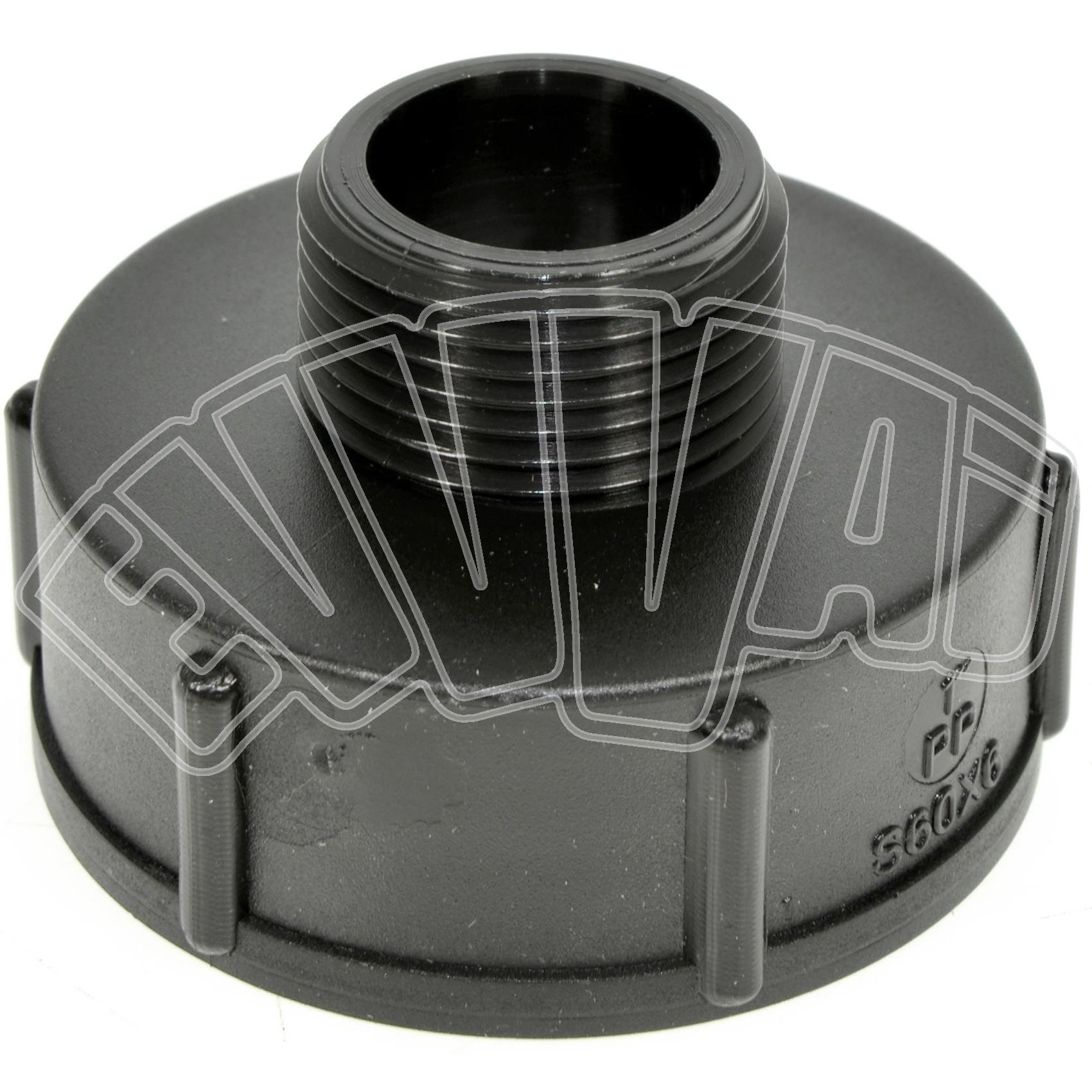 Adattatore F-F 1" XS60X6 | Per Serbatoi E Cisterne | Raccordo Idraulico | Filettatura Specifica - Foto 6