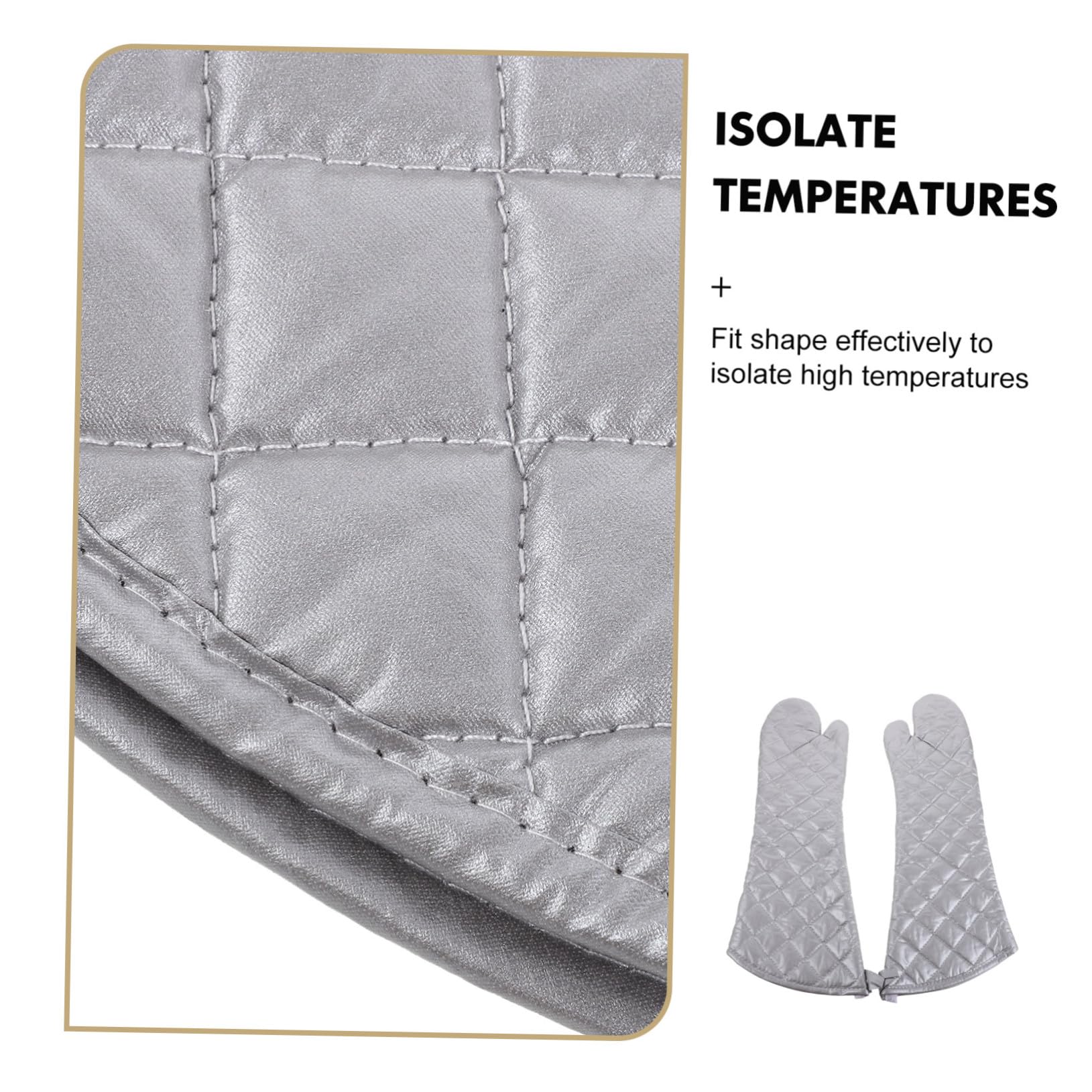 TOYANDONA Guantes para Horno Manoplas para Horno Manoplas para Cocinar para Barbacoa