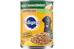 Pedigree Chopped Ground Dinner Weight Management Dog Food