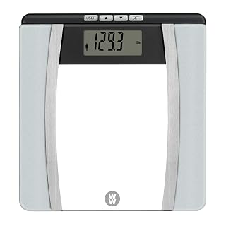 Weight Watchers Scales by Conair Body Analysis Glass Scale; Black / Chrome