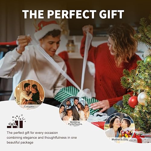 Miniatura 7 de MELONY Vela de masaje, vela hidratante de aceite corporal para parejas y spa en casa, regalos relajantes de lujo para hombres, 8.1 onzas (caramelo