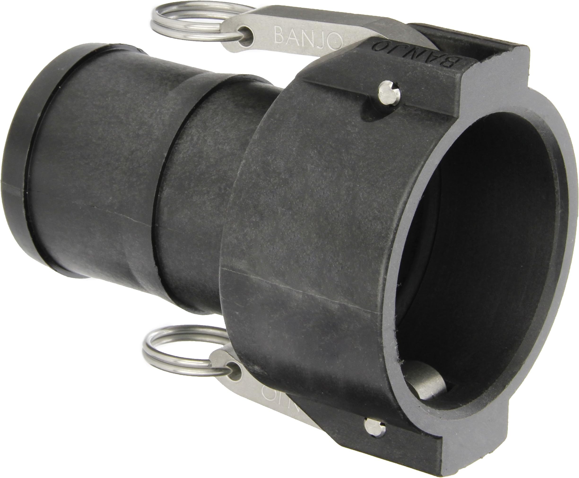 Banjo 300C Polypropylene Cam & Groove Fitting, 3" Female Coupler x Hose Shank