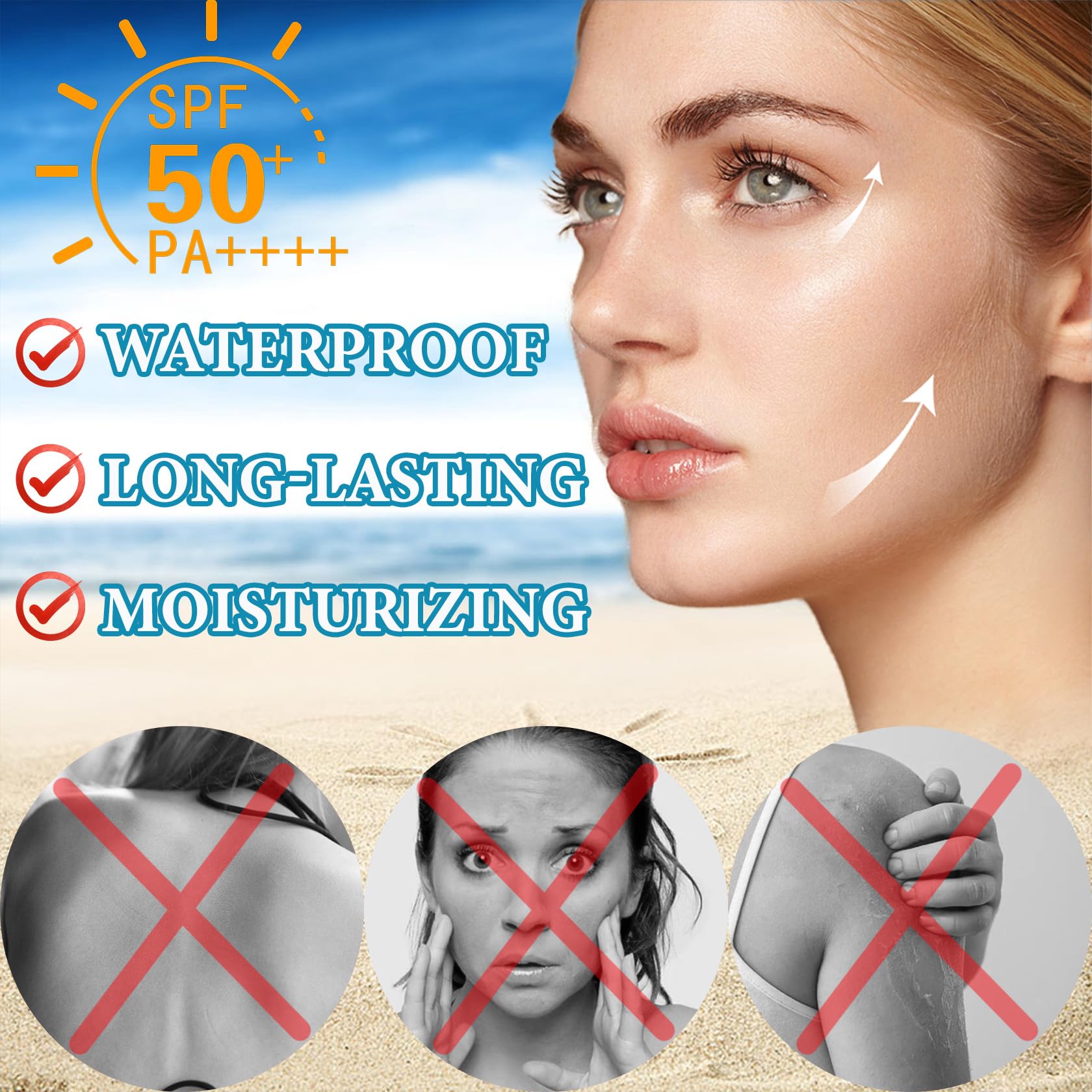 Amazon.com: Sunscreen Stick SPF 50+,Face Sunscreen for All Skin