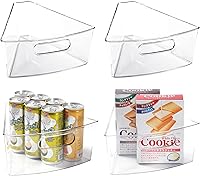 Vista 9 de Leeden Lazy Susan Organizador para esquina Lazy Susan de 32 pulgadas de diámetro, contenedores de almacenamiento de plástico para gabinete de cocina