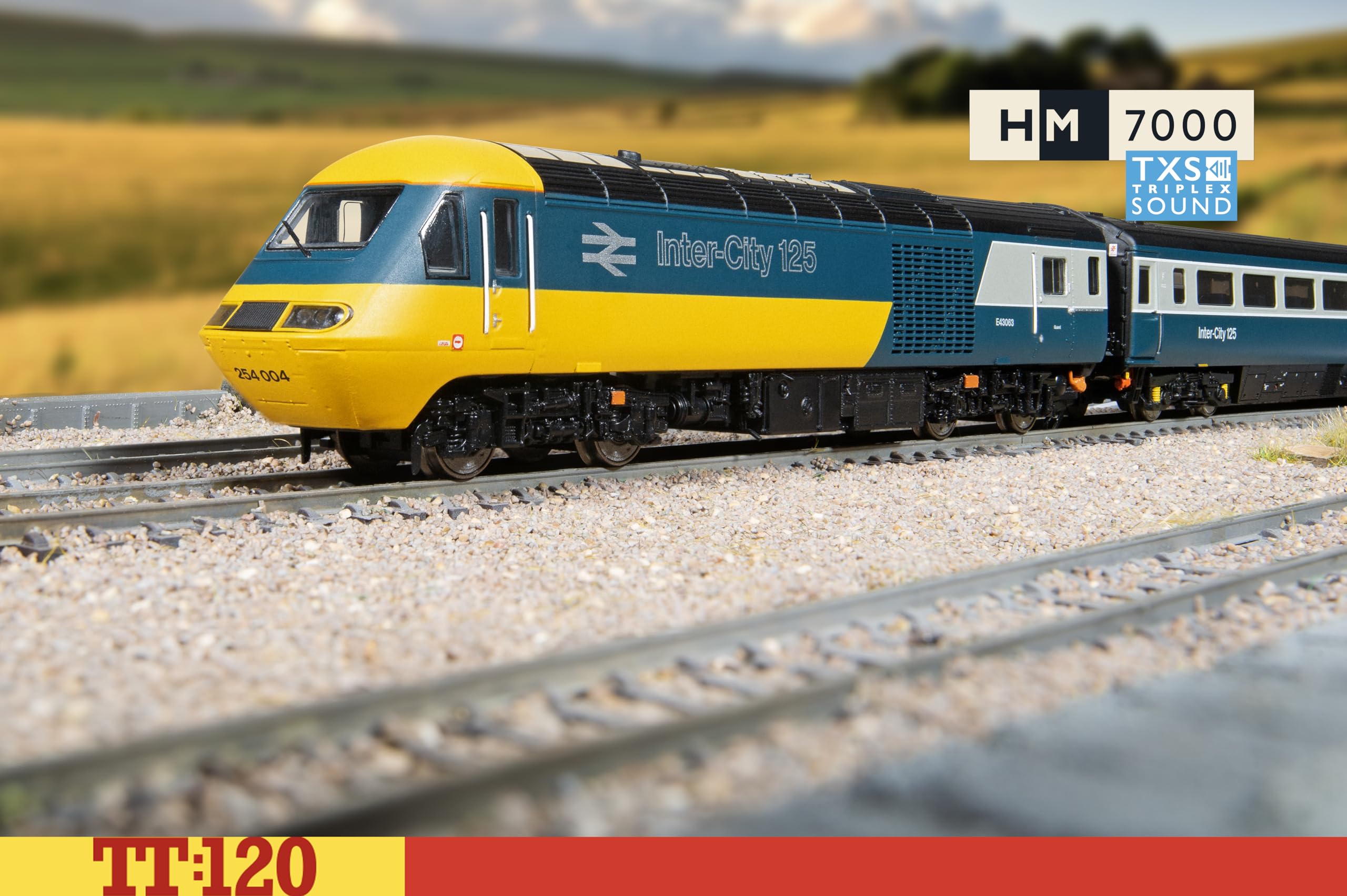 TT:120 Hornby TT1004TXSM Set di Treni digitali ad Alta velocità Intercity 125 - Locomotive Diesel con Audio