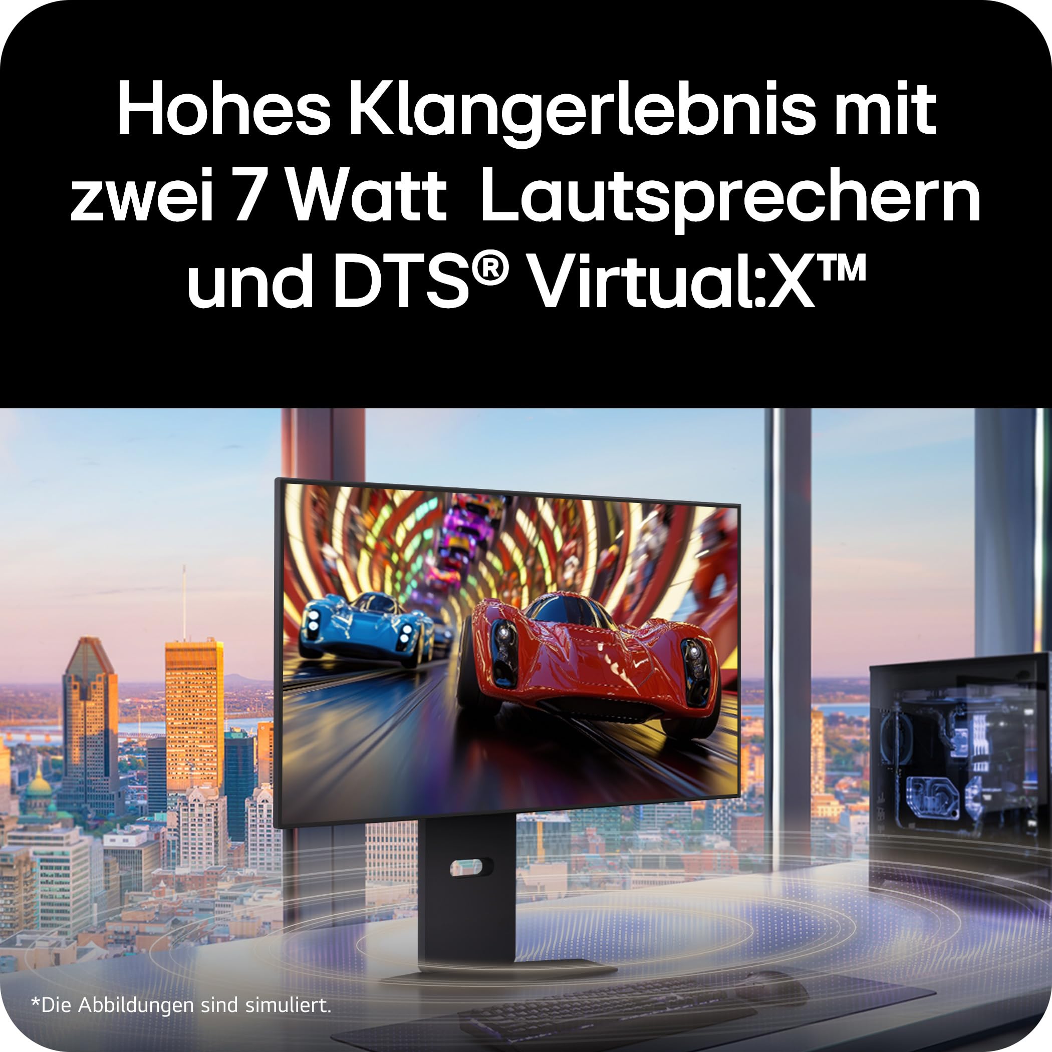 LG Ultragear™ 32GX870A-B 32 Zoll 4K UHD OLED Gaming-Monitor, 240Hz/480Hz, 0,03ms, DisplayHDR True Black 400, AMD FreeSync Premium Pro, 1x USB-C (90W), 2X HDMI 2.1, 1x DisplayPort 2.1, Schwarz