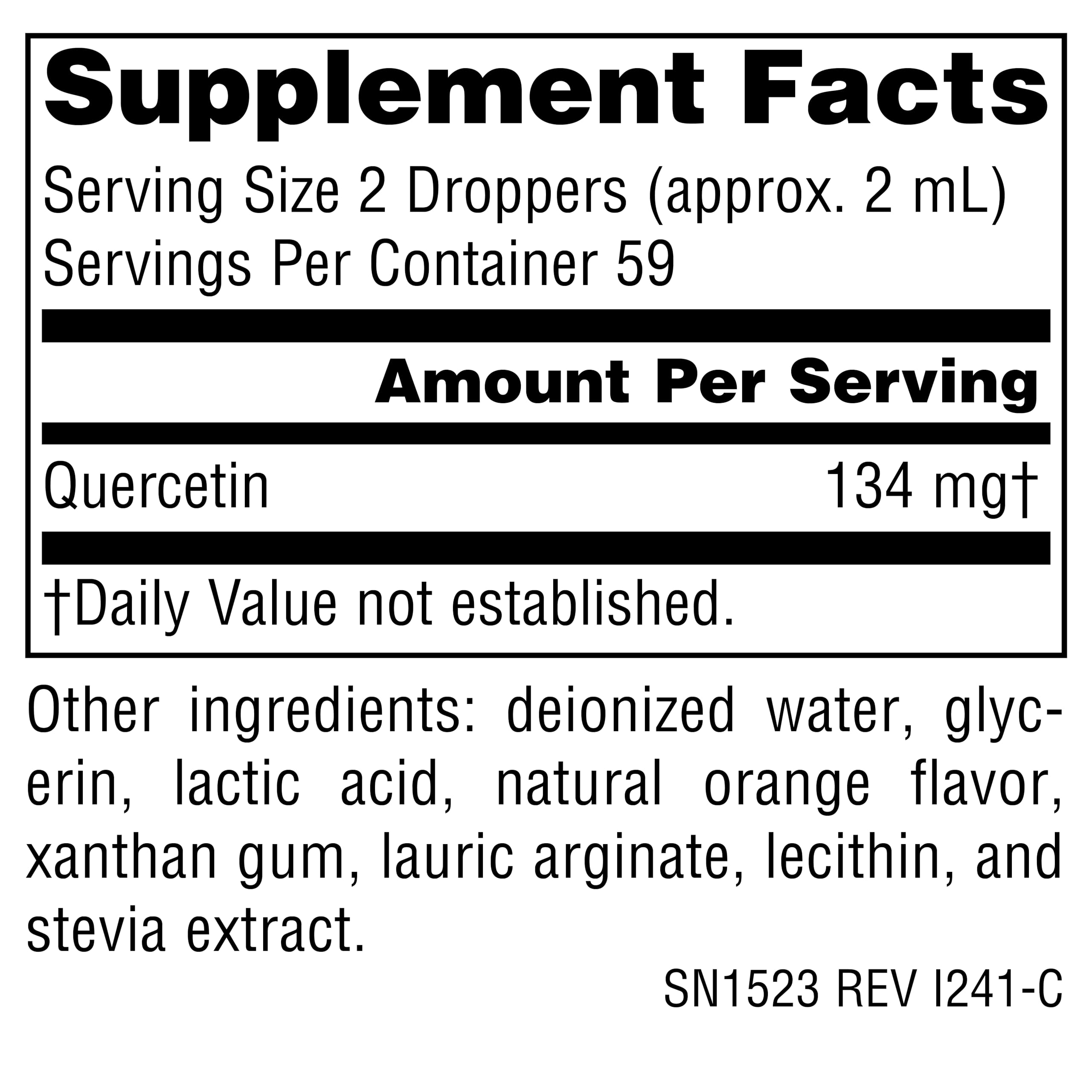 Source Naturals Quercetin NutraDrops, Bioflavonoid Complex - 4 Fluid oz. — Amazon image 4
