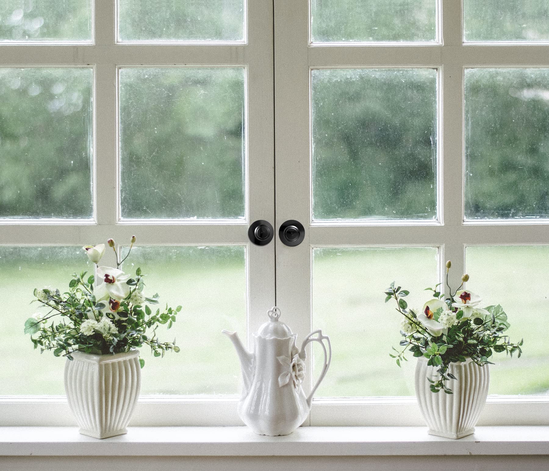 Set 20 Pomelli Per Mobili In Legno Naturale - Maniglie Per Cassetti E Armadietti, Diametro 24mm, Con Viti Incluse