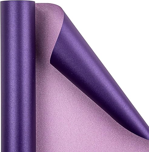 Vista 208 de RUSPEPA Papel de regalo negro mate, color liso perlado, papel lustre perfecto para bodas, cumpleaños, Navidad, baby shower, 17 pulgadas x 32.8 pies