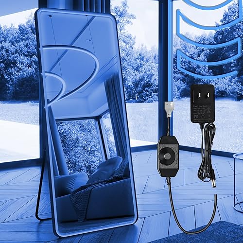 Miniatura 7 de Luz de maquillaje estilo Hollywood, tira de luz de neón de 16.4 pies, luces LED de neón blancas ultra brillantes, para espejo de cuerpo completo,