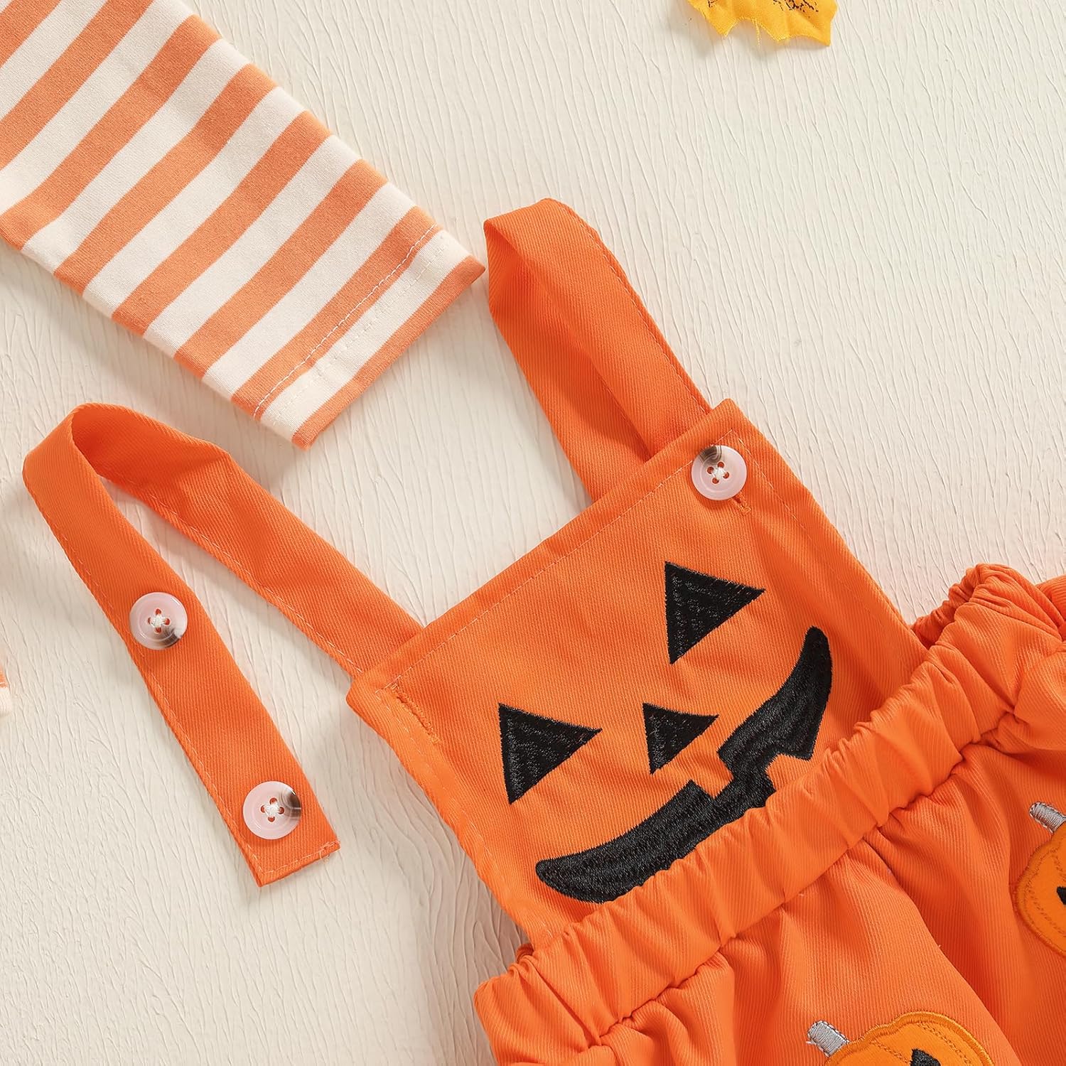 Baby Girl Holiday Clothes Ruffle Long Sleeve Romper Cartoon Embroidery Overall Skirt Dress Cute Newborn Outfit - Image 5