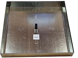 Sigillo Chiusino Porta Pavimento In Acciaio Inox 33x33 Cm - Altezza 5 Cm, Per Pozzetti - Foto 2