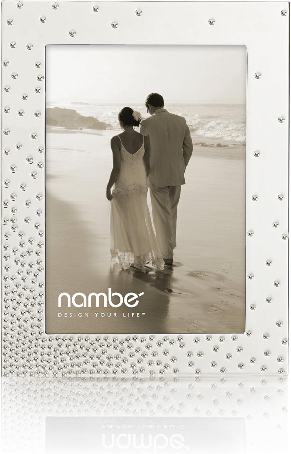 Nambe Dazzle Picture Frame, 5" x 7"