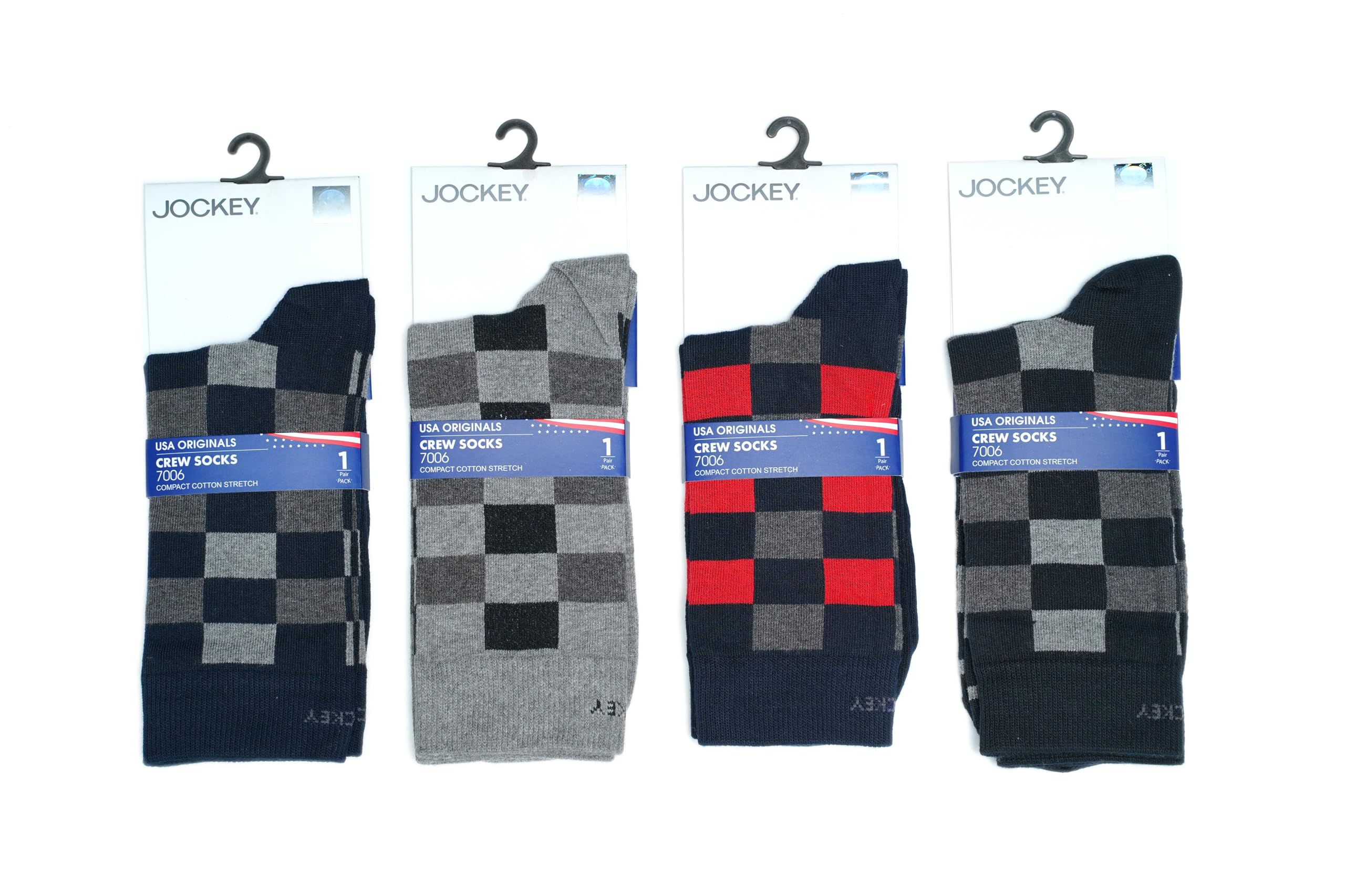 jockey Cotton Men Formal Regular Socks Free Size Assorted (Pack Of 4)-picture-14