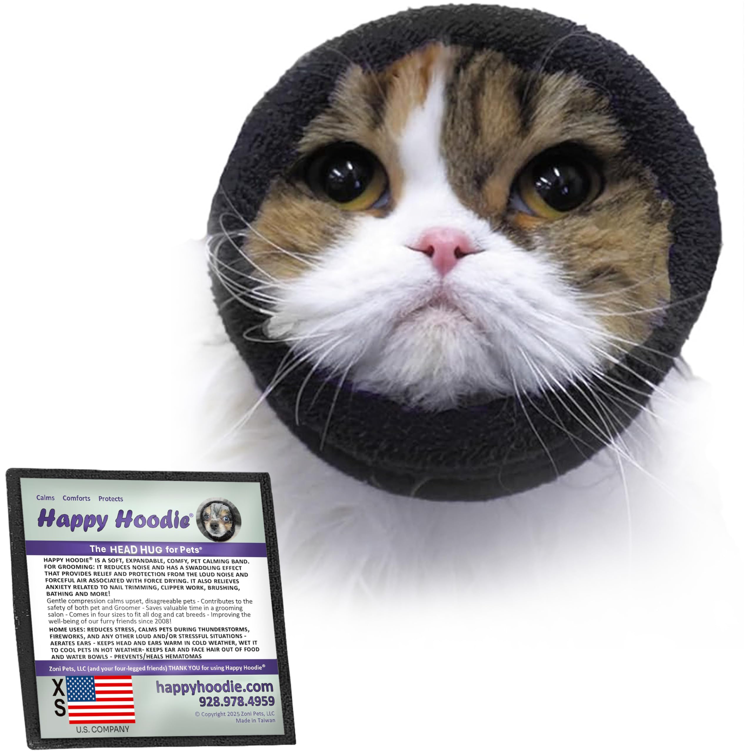 happy pet358。 Amazon.com : Happy Hoodie The Original Dog & Cat Calming Band